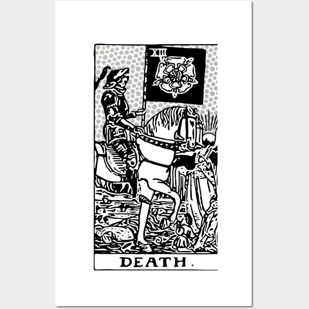 Modern Tarot Print - Death Wall Art by annaleebeer